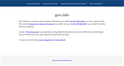 Desktop Screenshot of gov1.info